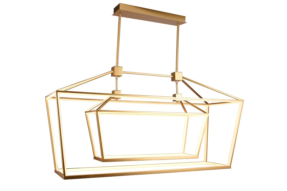 Avenue Lighting - LED Chandelier - Park Ave. - Gold- Union Lighting Luminaires Decor