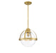 Savoy House - One Light Pendant - Pendleton - Warm Brass- Union Lighting Luminaires Decor