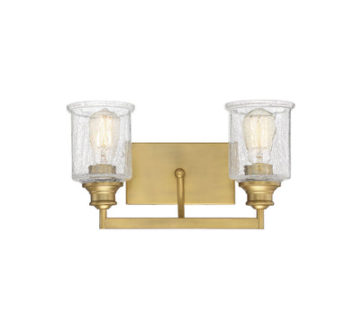 Savoy House - Two Light Bath Bar - Hampton - Warm Brass- Union Lighting Luminaires Decor