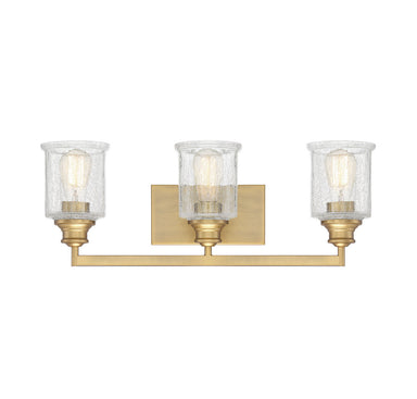 Savoy House - Three Light Bath Bar - Hampton - Warm Brass- Union Lighting Luminaires Decor