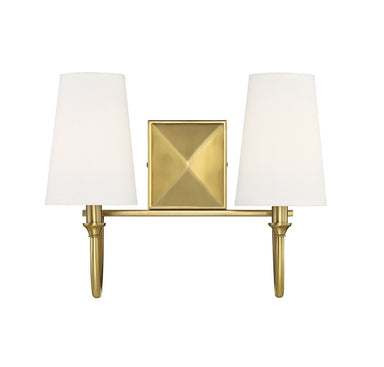 Savoy House - Two Light Bath Bar - Cameron - Warm Brass- Union Lighting Luminaires Decor