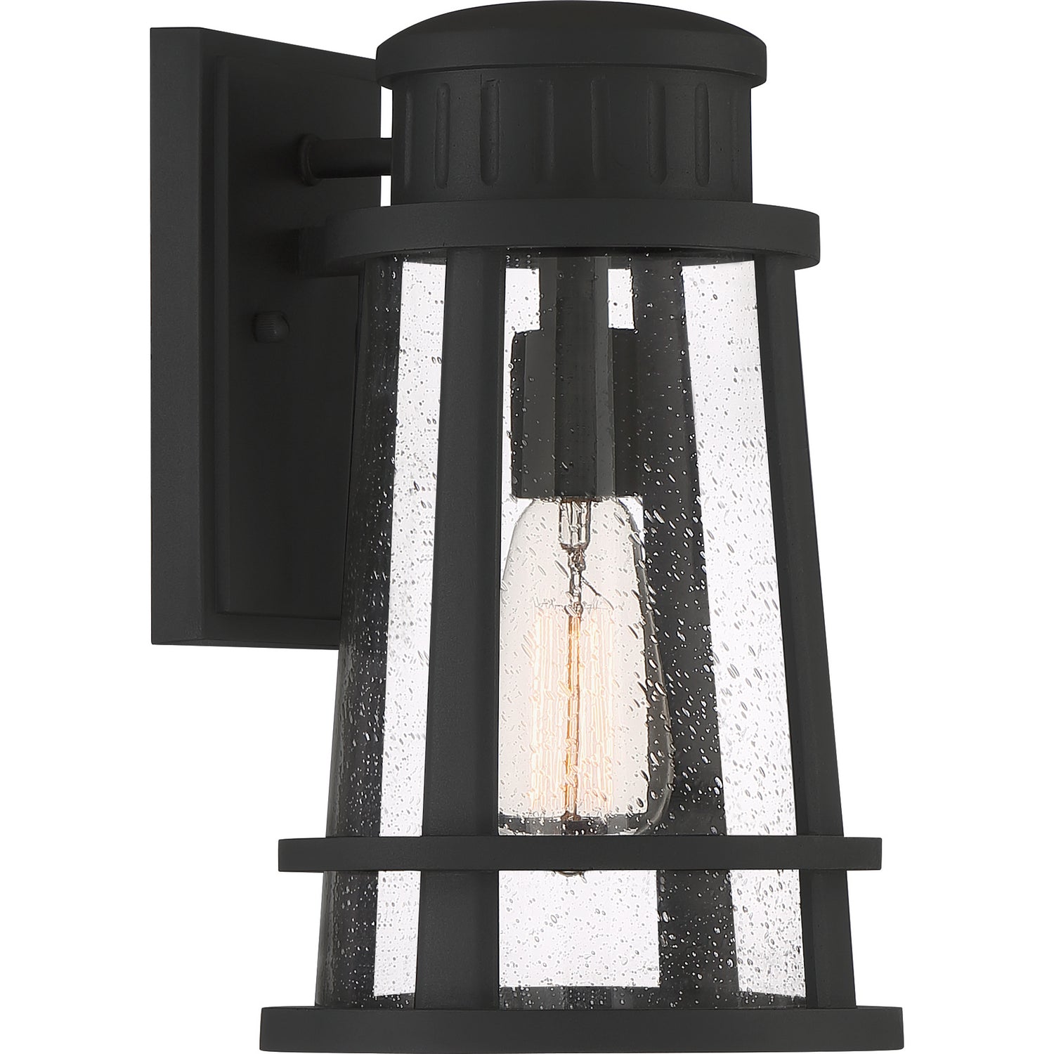 Quoizel - One Light Outdoor Lantern - Dunham - Earth Black- Union Lighting Luminaires Decor