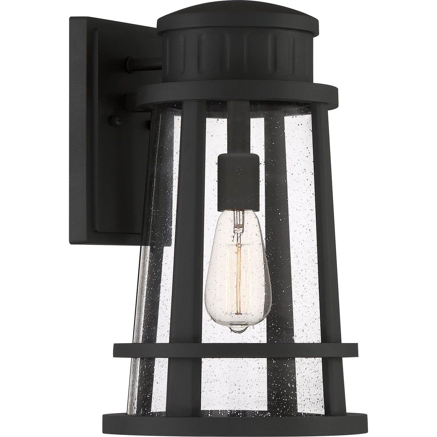 Quoizel - One Light Outdoor Lantern - Dunham - Earth Black- Union Lighting Luminaires Decor