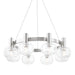 Mitzi - Eight Light Chandelier - Harlow - Polished Nickel- Union Lighting Luminaires Decor