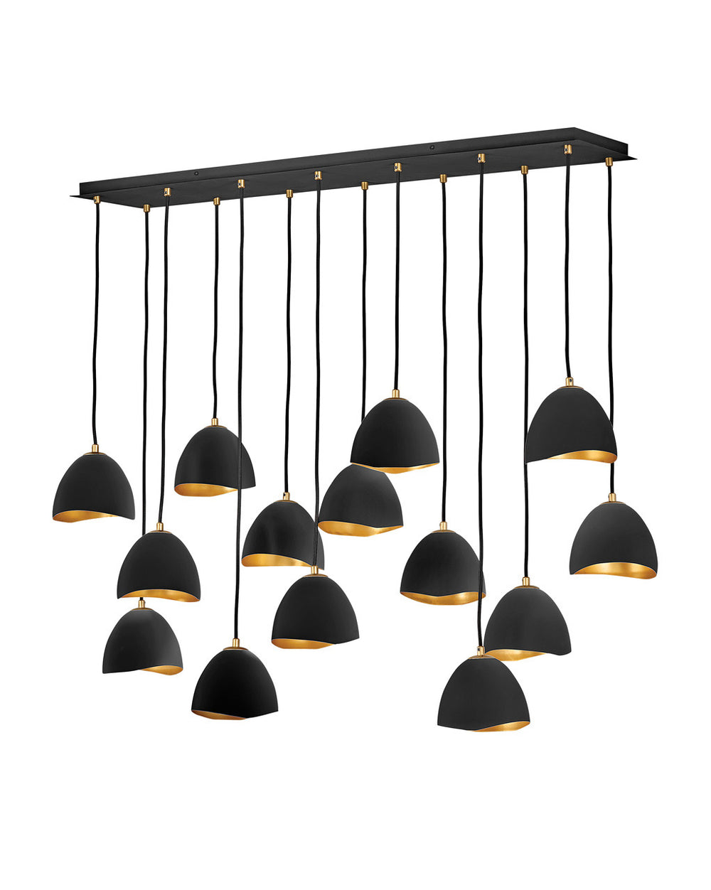 Hinkley Canada - LED Chandelier - Nula - Shell Black- Union Lighting Luminaires Decor