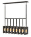 Hinkley Canada - LED Linear Chandelier - Ludlow - Brushed Graphite- Union Lighting Luminaires Decor