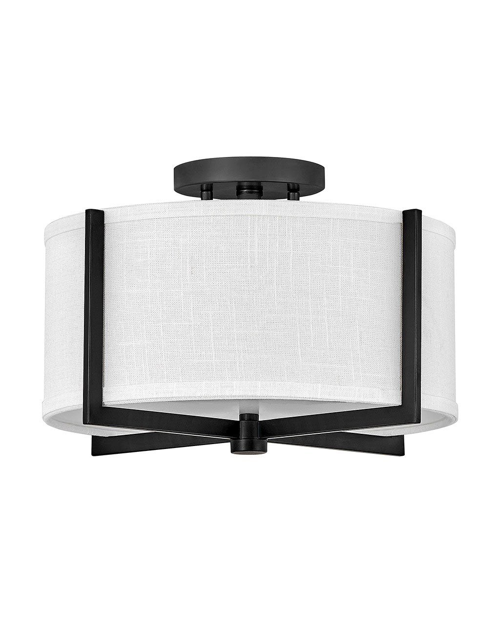 Hinkley Canada - LED Foyer Pendant - Axis Off White - Black- Union Lighting Luminaires Decor