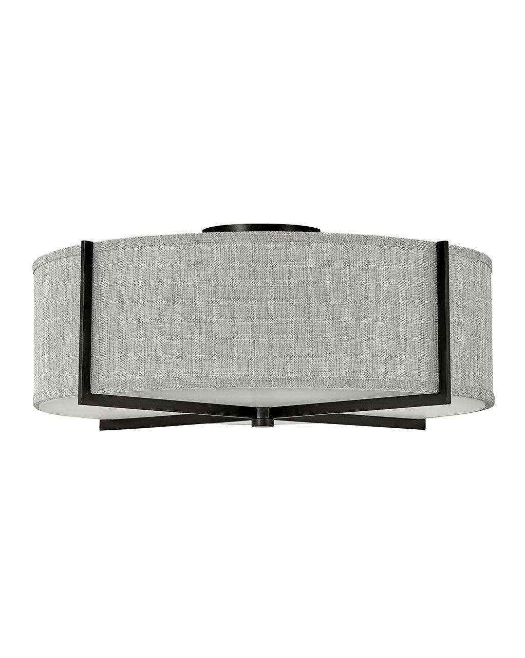 Hinkley Canada - LED Foyer Pendant - Axis Heathered Gray - Black- Union Lighting Luminaires Decor