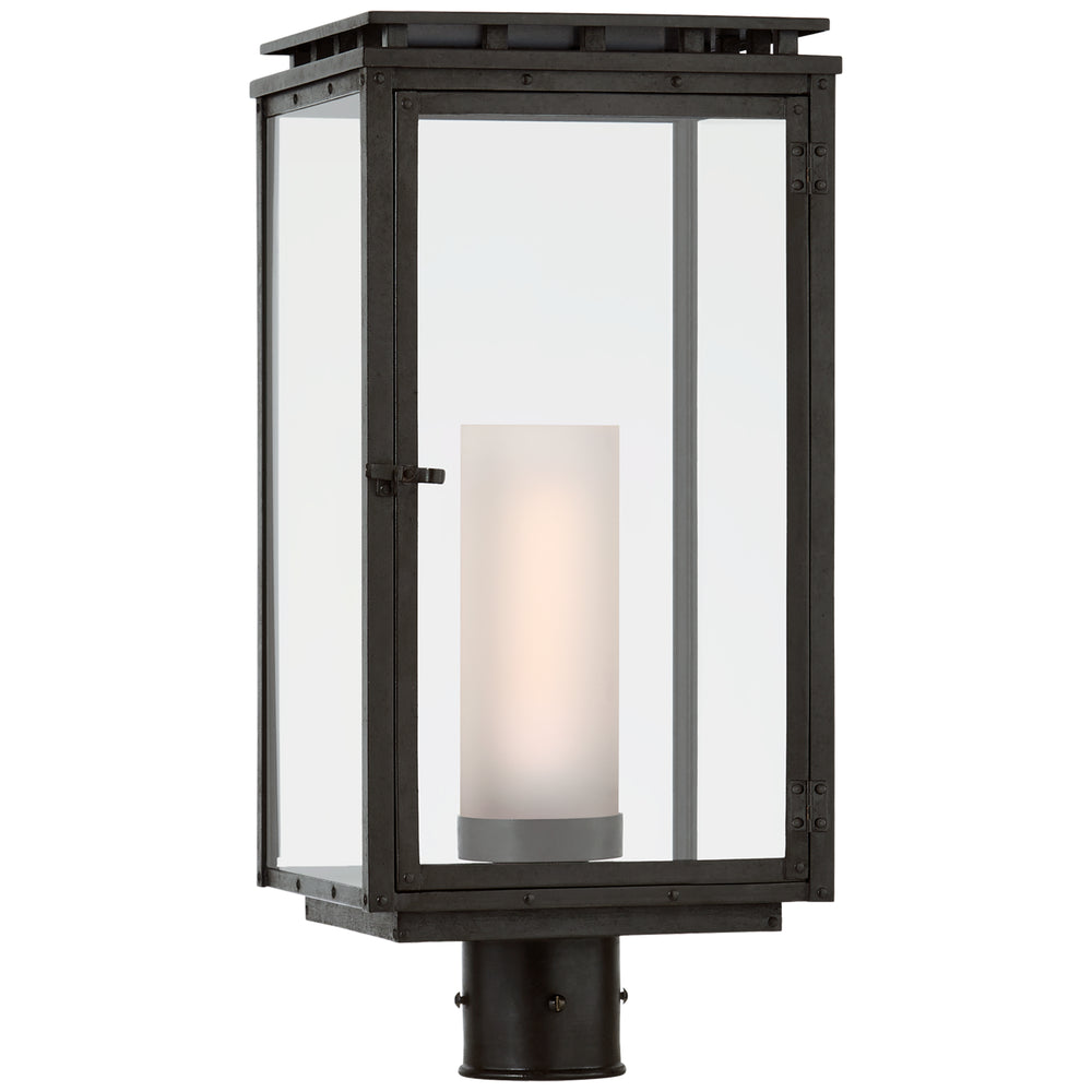 Visual Comfort Signature Canada - One Light Post Mount - Cheshire - Aged Iron- Union Lighting Luminaires Decor