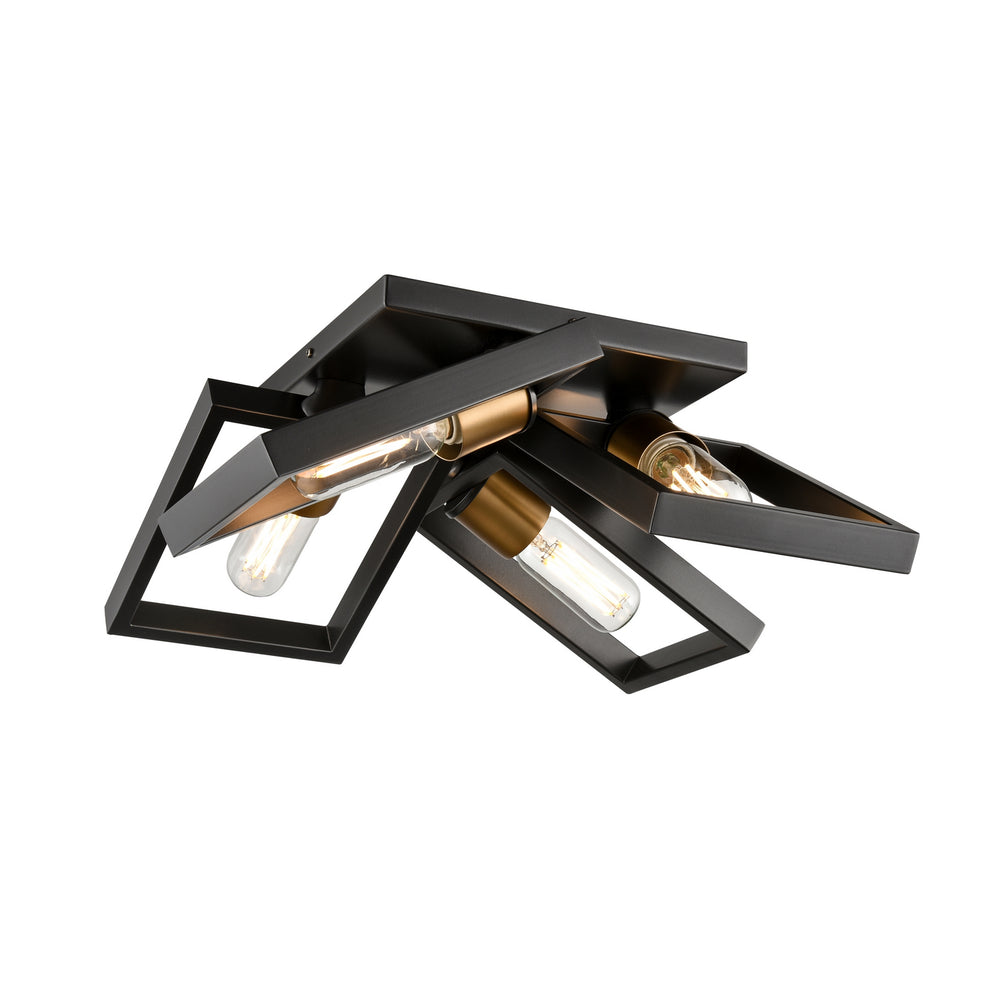 DVI Canada - Four Light Semi-Flush Mount - Northwest Passage - Multiple Finishes And Graphite- Union Lighting Luminaires Decor
