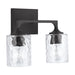 Capital Lighting - Two Light Vanity - Clint - Black Iron- Union Lighting Luminaires Decor