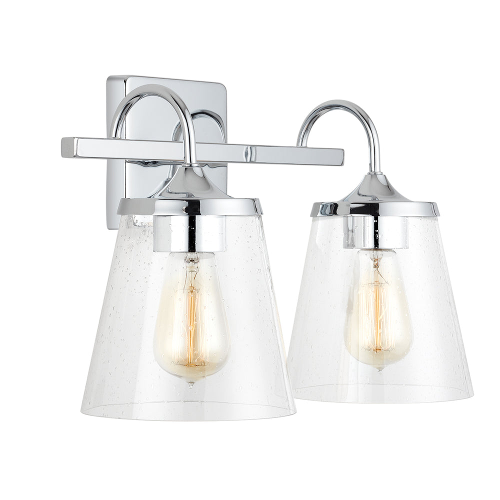 Capital Lighting - Two Light Vanity - Jayne - Chrome- Union Lighting Luminaires Decor