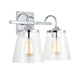 Capital Lighting - Two Light Vanity - Jayne - Chrome- Union Lighting Luminaires Decor