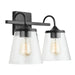 Capital Lighting - Two Light Vanity - Jayne - Matte Black- Union Lighting Luminaires Decor
