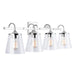 Capital Lighting - Four Light Vanity - Jayne - Chrome- Union Lighting Luminaires Decor
