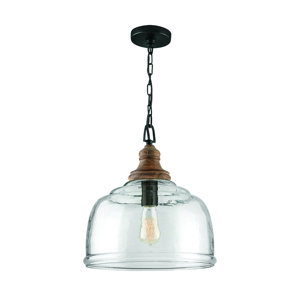 Capital Lighting - One Light Pendant - Julian - Grey Wash and Grey Iron- Union Lighting Luminaires Decor