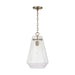 Capital Lighting - One Light Pendant - Lee - Aged Brass- Union Lighting Luminaires Decor