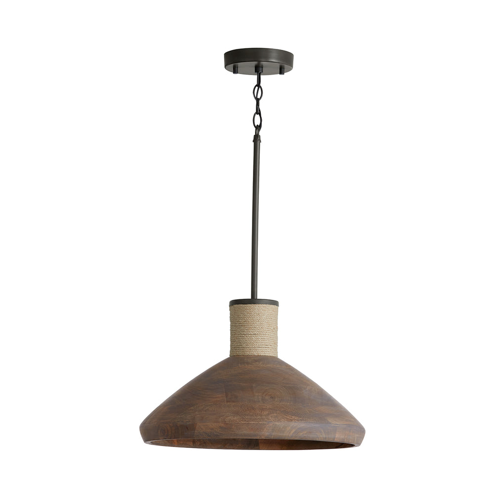 Capital Lighting - One Light Pendant - Jacob - Grey Wash and Grey Iron- Union Lighting Luminaires Decor