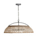 Capital Lighting - Six Light Pendant - Rainey - Grey Wash and Antique Nickel- Union Lighting Luminaires Decor