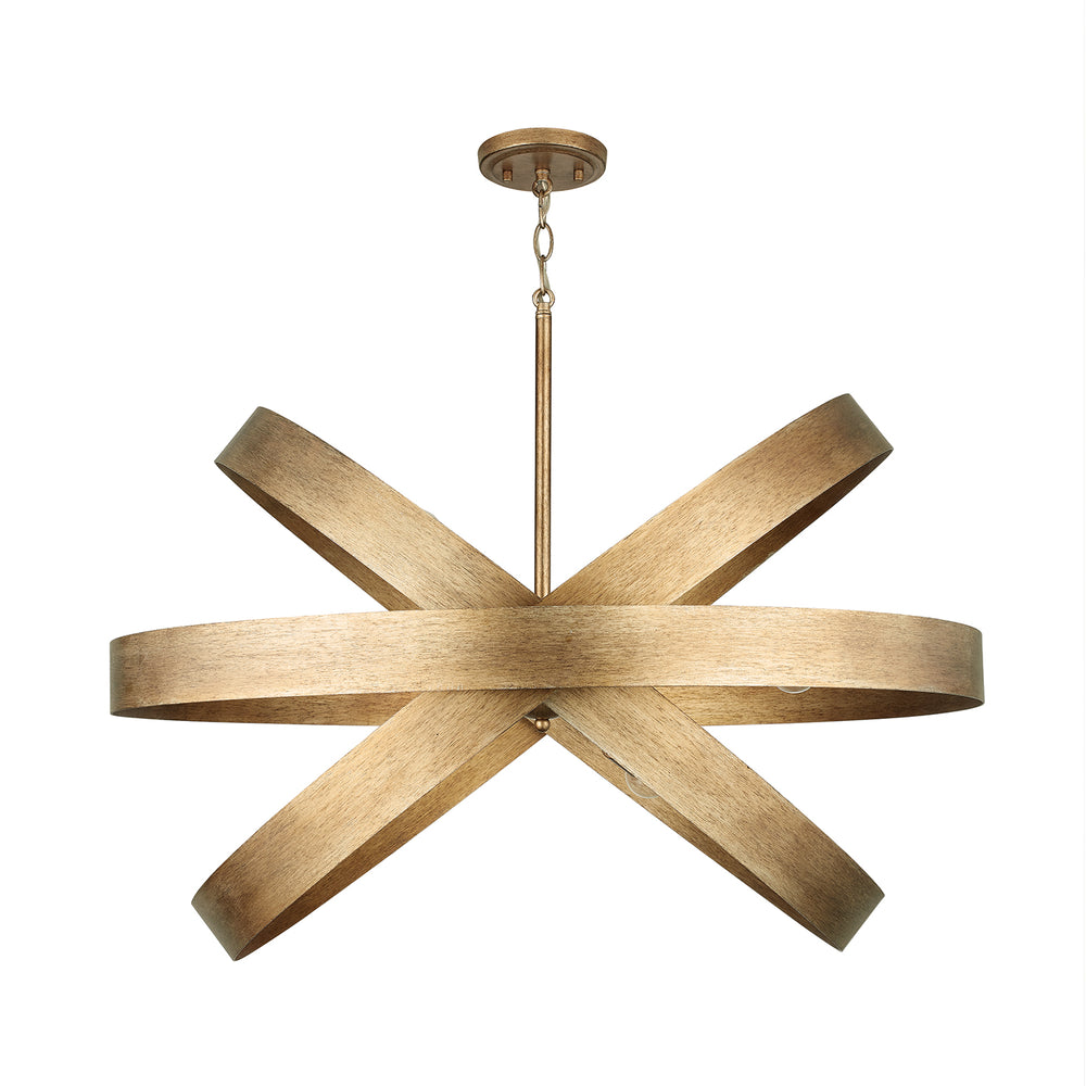 Capital Lighting - Six Light Chandelier - Jude - Mystic Lustre- Union Lighting Luminaires Decor