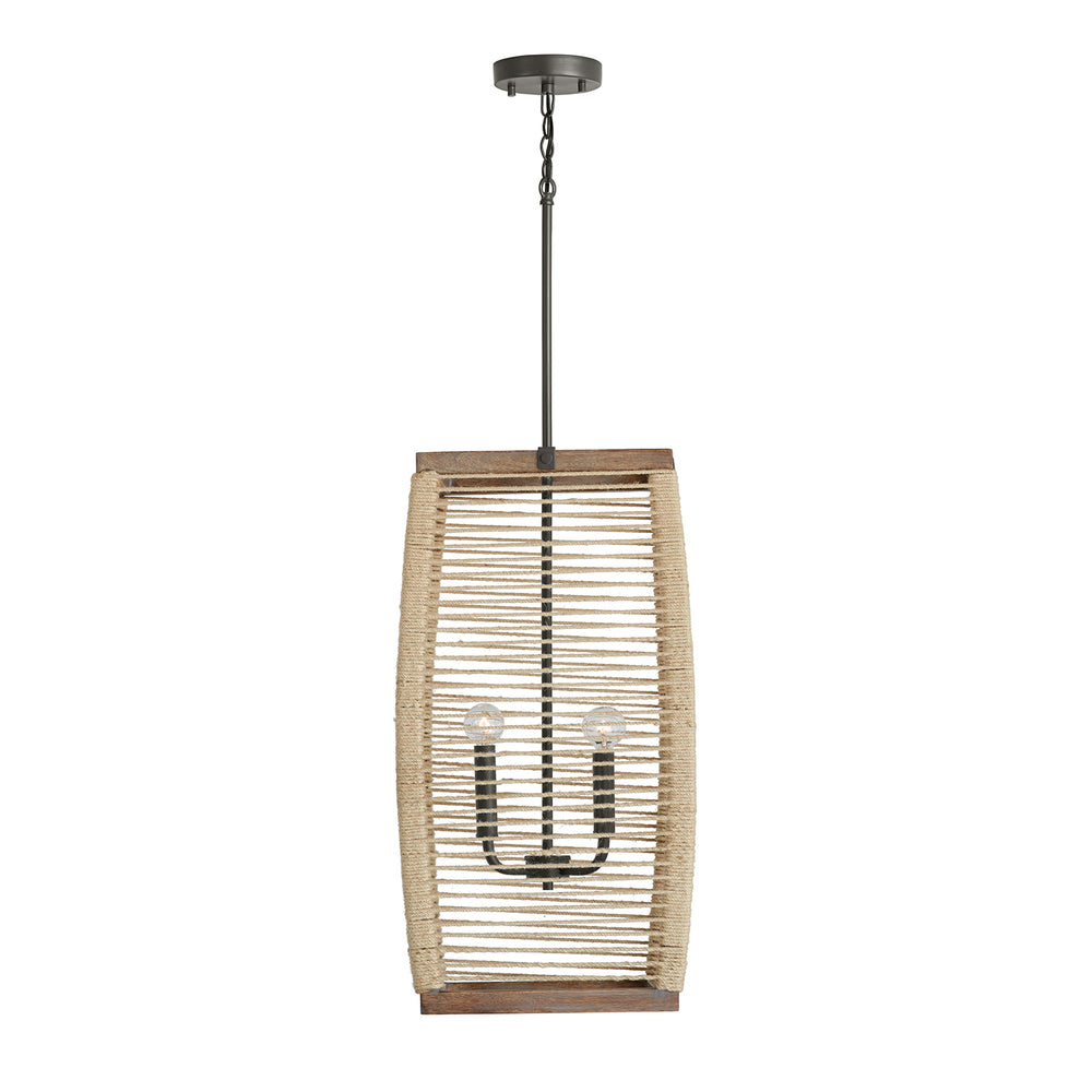 Capital Lighting - Four Light Foyer - Jacob - Grey Wash and Grey Iron- Union Lighting Luminaires Decor