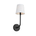 Capital Lighting - One Light Wall Sconce - Dawson - Matte Black- Union Lighting Luminaires Decor