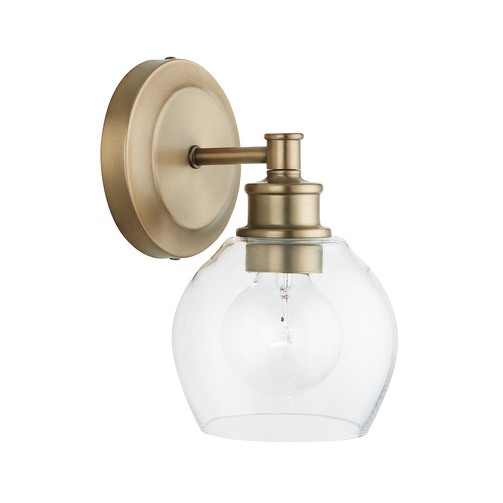 Capital Lighting - One Light Wall Sconce - Mid Century - Aged Brass- Union Lighting Luminaires Decor