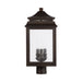 Capital Lighting - Three Light Outdoor Post Lantern - Sutter Creek - Oiled Bronze- Union Lighting Luminaires Decor
