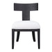 Uttermost - Chair - Idris - Brushed And Rubbed In A Charcoal Black Stain- Union Lighting Luminaires Decor