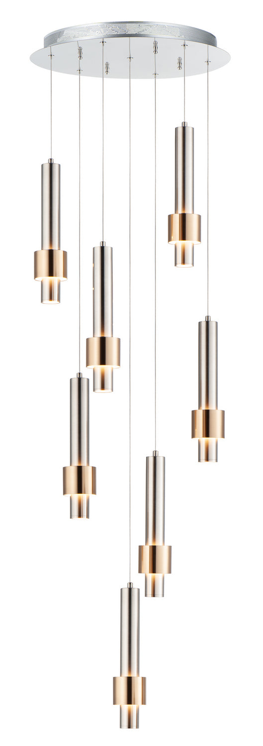 ET2 - LED Pendant - Reveal - Satin Nickel / Satin Brass- Union Lighting Luminaires Decor