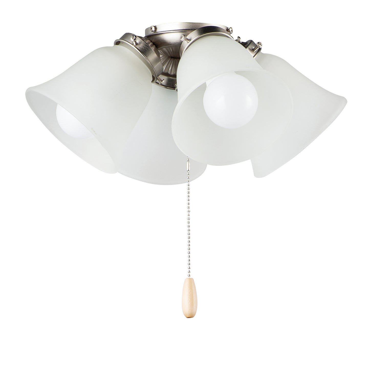 Maxim - LED Ceiling Fan Light Kit - Fan Light Kits - Satin Nickel- Union Lighting Luminaires Decor