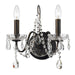 Crystorama - Two Light Wall Sconce - Butler - English Bronze- Union Lighting Luminaires Decor