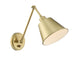 Crystorama - One Light Wall Sconce - Mitchell - Aged Brass- Union Lighting Luminaires Decor