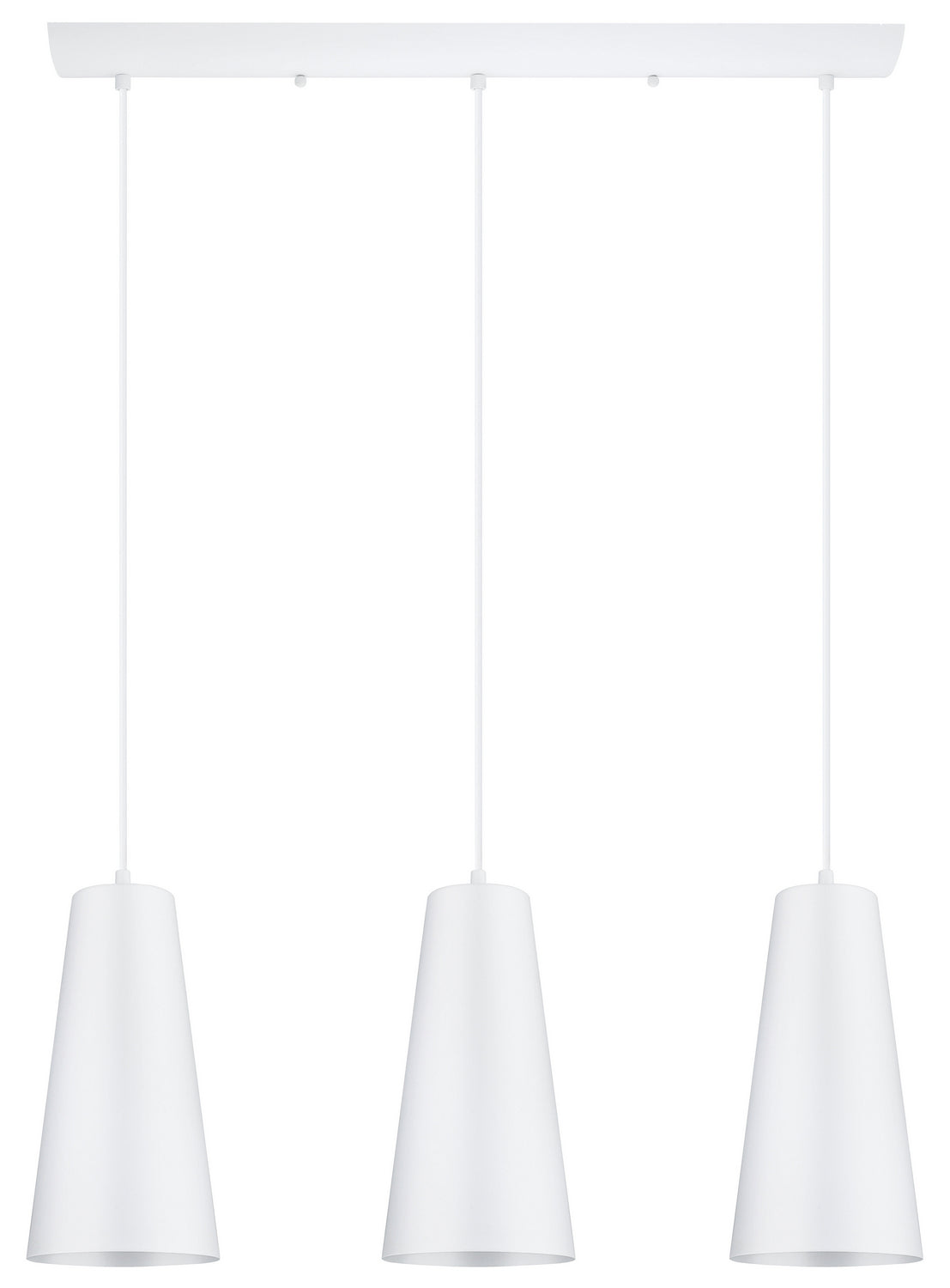 Eglo Canada - Three Light Suspension - Pratella 1 - White- Union Lighting Luminaires Decor