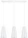 Eglo Canada - Three Light Suspension - Pratella 1 - White- Union Lighting Luminaires Decor