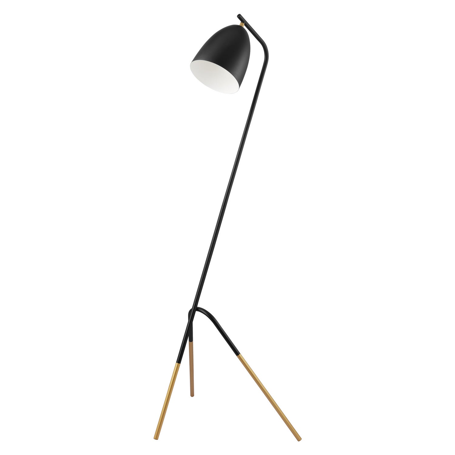 Eglo Canada - One Light Floor Lamp - Westlinton - Black & Gold- Union Lighting Luminaires Decor
