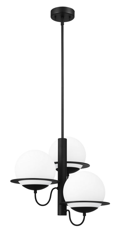 Eglo Canada - Three Light Suspension - Sabalete - Black- Union Lighting Luminaires Decor