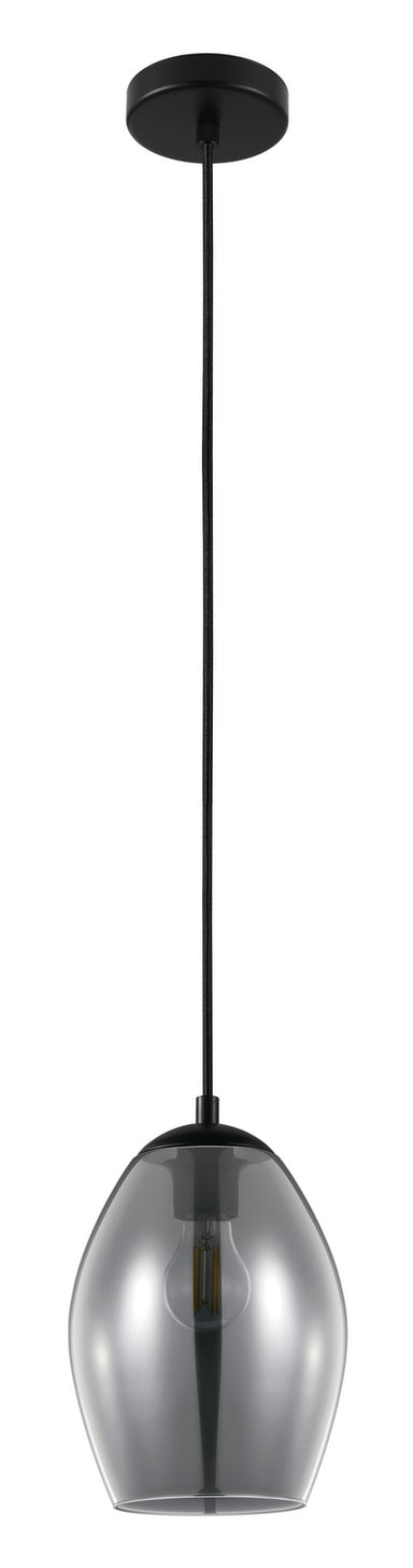 Eglo Canada - One Light Suspension - Estanys - Matte Black- Union Lighting Luminaires Decor