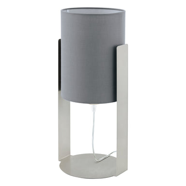 Eglo Canada - One Light Table Lamp - Siponto - Matte Nickel- Union Lighting Luminaires Decor