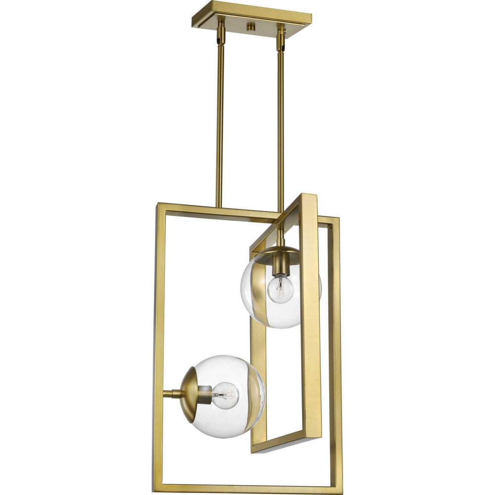 Progress Canada - Two Light Pendant - Atwell - Brushed Bronze- Union Lighting Luminaires Decor