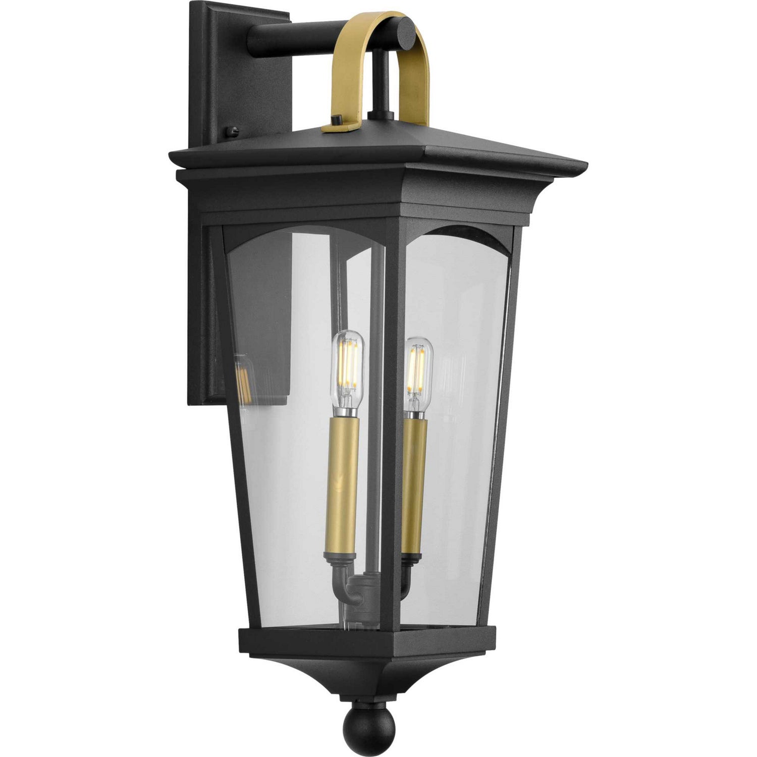Progress Canada - Two Light Wall Lantern - Chatsworth - Black- Union Lighting Luminaires Decor