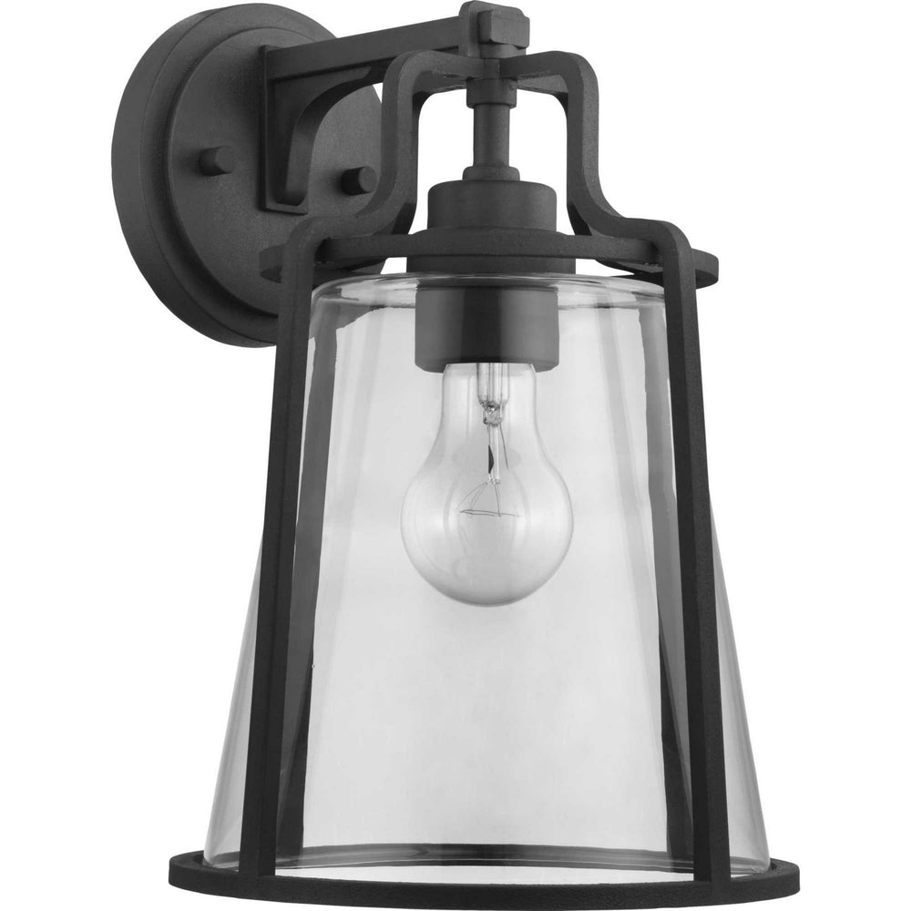 Progress Canada - One Light Wall Lantern - Benton Harbor - Black- Union Lighting Luminaires Decor