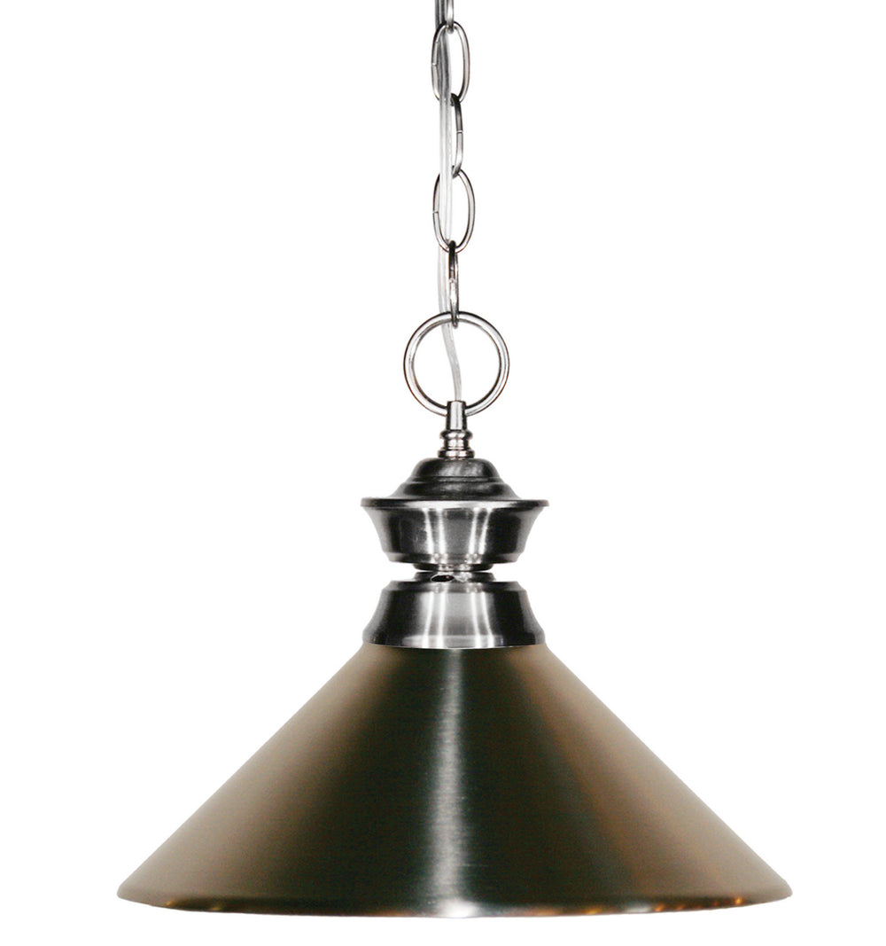 Z-Lite Canada - One Light Pendant - Pendant Lights - Brushed Nickel- Union Lighting Luminaires Decor