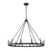 Z-Lite Canada - 12 Light Chandelier - Barclay - Matte Black- Union Lighting Luminaires Decor