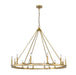 Z-Lite Canada - 12 Light Chandelier - Barclay - Olde Brass- Union Lighting Luminaires Decor