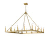 Z-Lite Canada - 16 Light Chandelier - Barclay - Olde Brass- Union Lighting Luminaires Decor