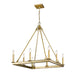 Z-Lite Canada - Eight Light Chandelier - Barclay - Olde Brass- Union Lighting Luminaires Decor
