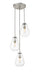 Z-Lite Canada - Three Light Pendant - Ayra - Brushed Nickel- Union Lighting Luminaires Decor