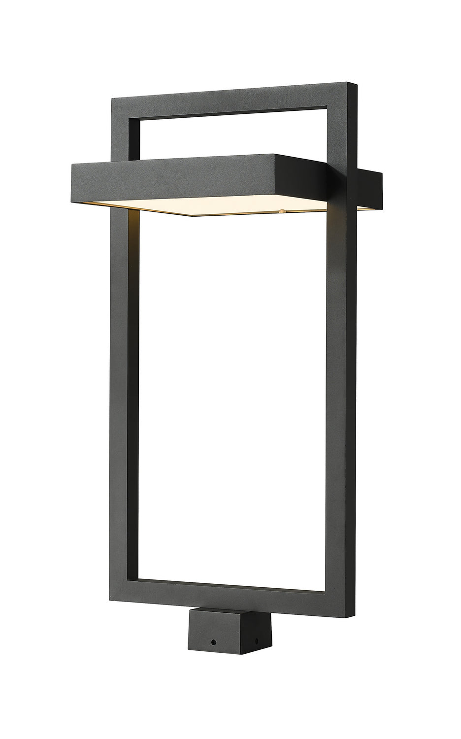 Z-Lite Canada - LED Outdoor Post Mount - Luttrel - Black- Union Lighting Luminaires Decor