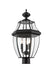 Z-Lite Canada - Three Light Outdoor Post Mount - Westover - Black- Union Lighting Luminaires Decor